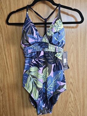 NWT Avia Tropical "Jungle Livin"  One-Piece Swimsuit